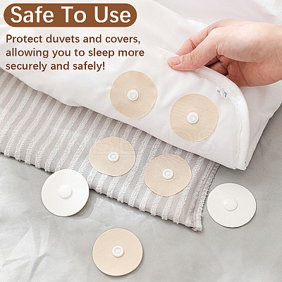 30 Pairs Cotton Duvet Holder Anti-Run Buckle AJEW-SP0004-49-1