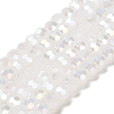 Imitation Jade Glass Beads Stands EGLA-A035-J8mm-B05-1