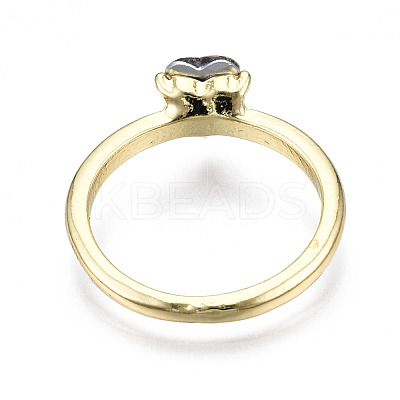 Rack Plating Alloy Cubic Zirconia Finger Rings RJEW-T011-35LG-RS-1