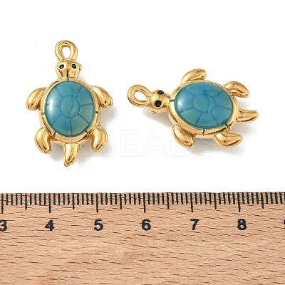 304 Stainless Steel Enamel Pendants STAS-L316-22G-03-1
