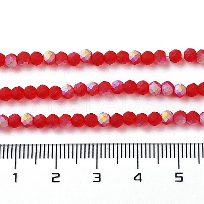 Imitation Jade Glass Beads Strands EGLA-YW0003-19B-01-1