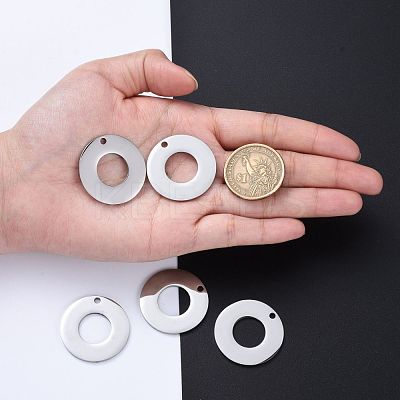 Tarnish Resistant 304 Stainless Steel Pendants STAS-I140-08S-1