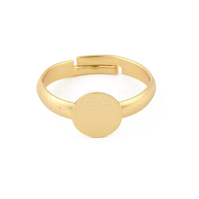 Brass Adjustable Ring Components KK-A272-03B-G-1