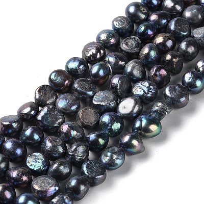 Natural Cultured Freshwater Pearl Beads Strands PEAR-E018-90-1