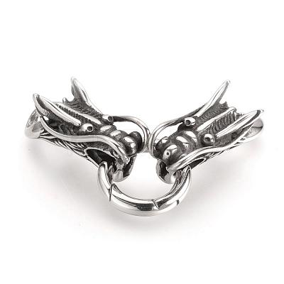 304 Stainless Steel Spring Gate Rings STAS-Q209-35-1