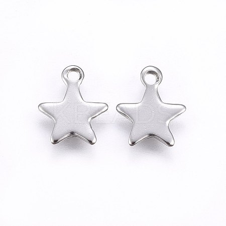 201 Stainless Steel Charms LS-STAS-E438-50P-1