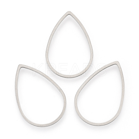 Tarnish Resistant 304 Stainless Steel Linking Rings X-STAS-T047-16B-1