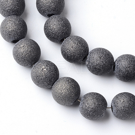 Electroplate Glass Bead Strands LS-EGLA-S134-8mm-02-1