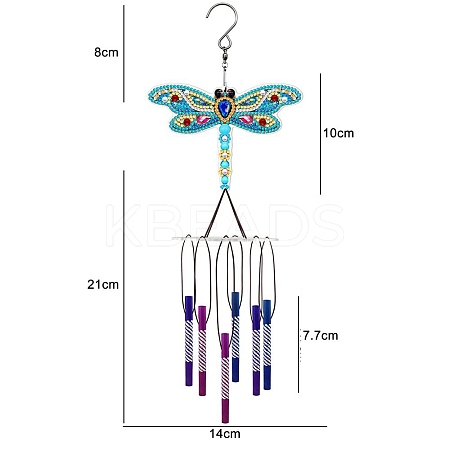 DIY Wind Chime Diamond Painting Kit PW-WG16014-02-1