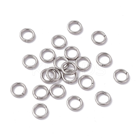 Non-Tarnish 304 Stainless Steel Open Jump Rings X-STAS-C040-01H-P-1