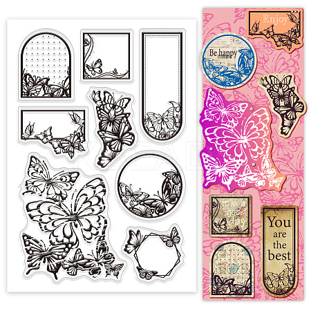 Custom PVC Plastic Clear Stamps DIY-WH0618-0033-1