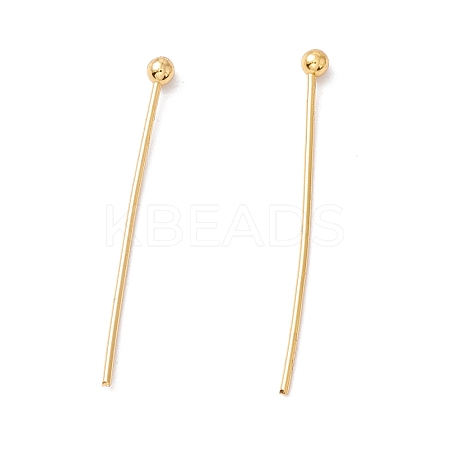 Brass Ball Head Pins KK-WH0058-02B-G01-1