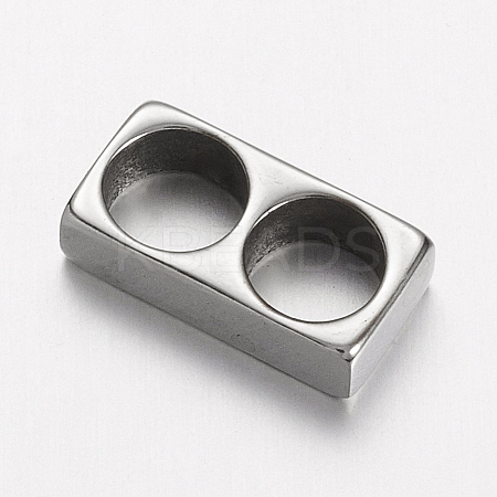 Tarnish Resistant 304 Stainless Steel Slide Charms LS-STAS-D166-55P-1
