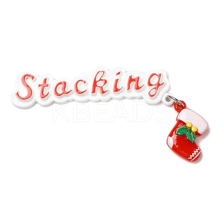 Christmas Theme Opaque Resin Cabochons LS-CRES-D011-01A-1
