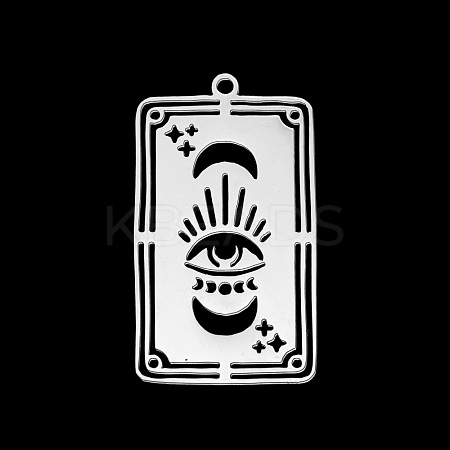 Non-Tarnish 201 Stainless Steel Pendants STAS-T056-LA690-1-1