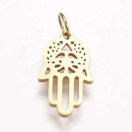 316 Surgical Stainless Steel Pendants KK-I612-07G-1