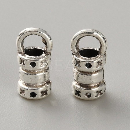 Tibetan Style Alloy Cord Ends FIND-WH20023-031AS-08-1