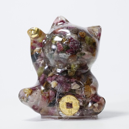 Resin Craft Display Decorations DJEW-PW0021-29G-25-1