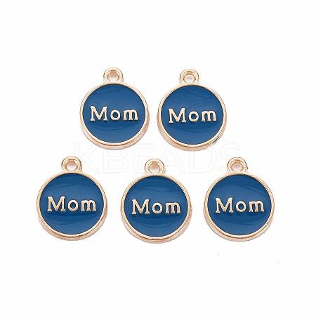 Mother's Day Alloy Enamel Charms LS-ENAM-T016-11C-RS-1