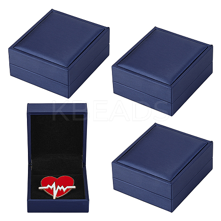PU Leather Brooches Package Boxes CON-WH0086-232A-1