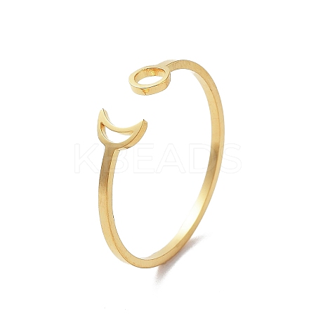 304 Stainless Steel Open Rings LS-STAS-R226-07G-1
