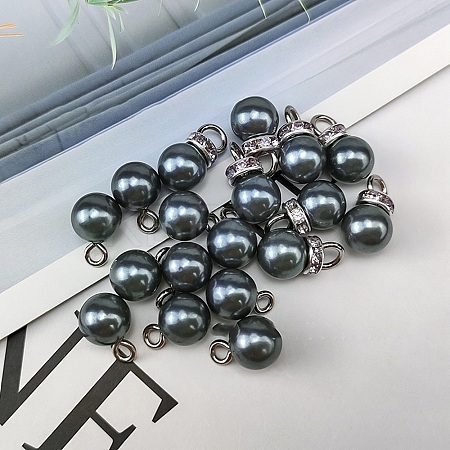 ABS Plastic Imitation Pearl Charms X1-KY-TAC0011-03P-08-1