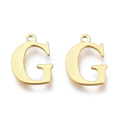 PVD Vacuum Plating  304 Stainless Steel Charms STAS-H112-G-G-1