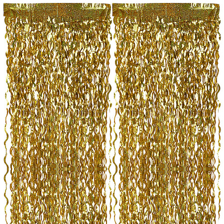 Plastic Foil Fringe Curtains DIY-WH20011-33C-1