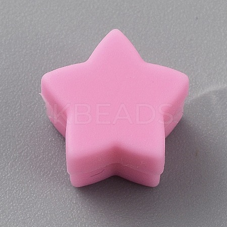 Star Silicone Focal Beads SIL-TAC0008-08B-1
