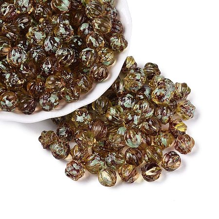 Picasso Transparent Glass Beads SEED-Q039-04B-1