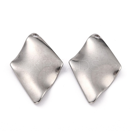 Tarnish Resistant 304 Stainless Steel Pendants STAS-P282-06P-1