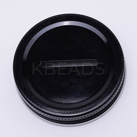 Tinplate Coin Slot Bank Lids FIND-WH0047-14D-1