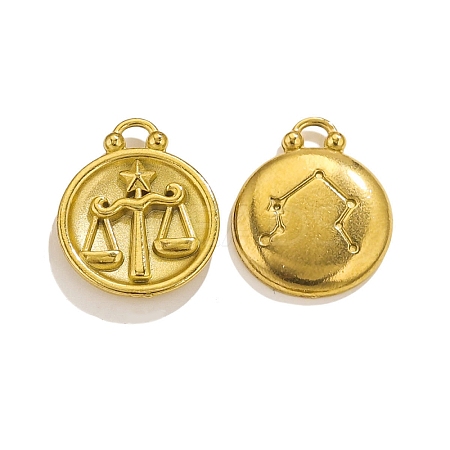 Real 18K Gold Plated Tone 304 Stainless Steel Pendants STAS-K291-01G-06-1