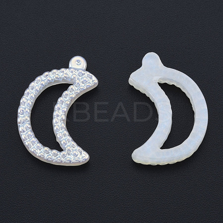 ABS Plastic Imitation Pearl Cabochons KY-N015-36-1