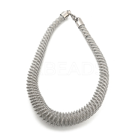 304 Stainless Steel Link Chain Necklaces STAS-M001-18P-1
