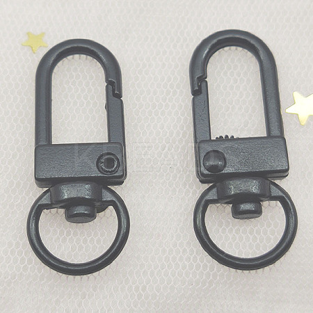 Alloy Swivel Push Gate Snap Clasps LS-PURS-PW0001-424A-1