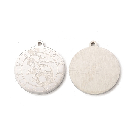 Non-Tarnish 304 Stainless Steel Pendants STAS-A074-03G-P-1