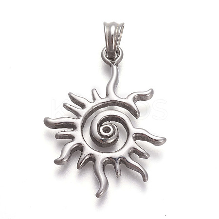 304 Stainless Steel Pendants LS-STAS-O117-72AS-1