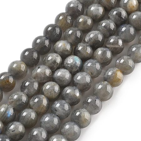 Natural Labradorite Beads Strands X-G-S333-6mm-035-01-1