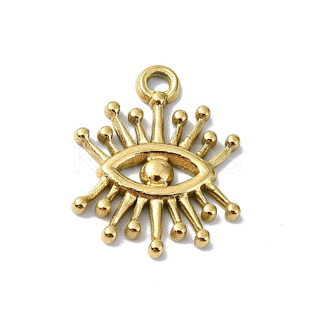 Ion Plating(IP) 304 Stainless Steel Pendants STAS-B058-17G-02-1