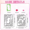 Carbon Steel Cutting Dies Stencils DIY-WH0309-2091-2