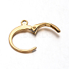 Ion Plating(IP) 316L Surgical Stainless Steel Leverback Earring Findings LS-STAS-F075-38G-2