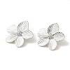 Rack Plating Brass Stud Earrings EJEW-B062-18P-1