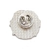 Dog Enamel Pin with Brass Butterfly Clutches JEWB-A006-05G-2