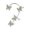 Alloy Rhinestone Cuff Earrings FS-WGFB378-04-2