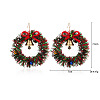 Christmas Alloy Dangle Earrings FS-WGC5D36-06-1
