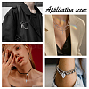 40Pcs 5 Style 304 & 201 Stainless Steel Charms STAS-SC0003-76-5