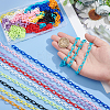   20 Strands 10 Colors Opaque Acrylic Cable Chains SACR-PH0002-11-5