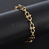 304 Stainless Steel 8 Link Chain Bracelets SA-CBA2696-09G-2