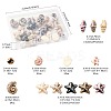 26Pcs 13 Styles Handmade Porcelain Ceramic Beads PORC-FS0001-29-4